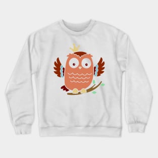 Cute Owl Crewneck Sweatshirt